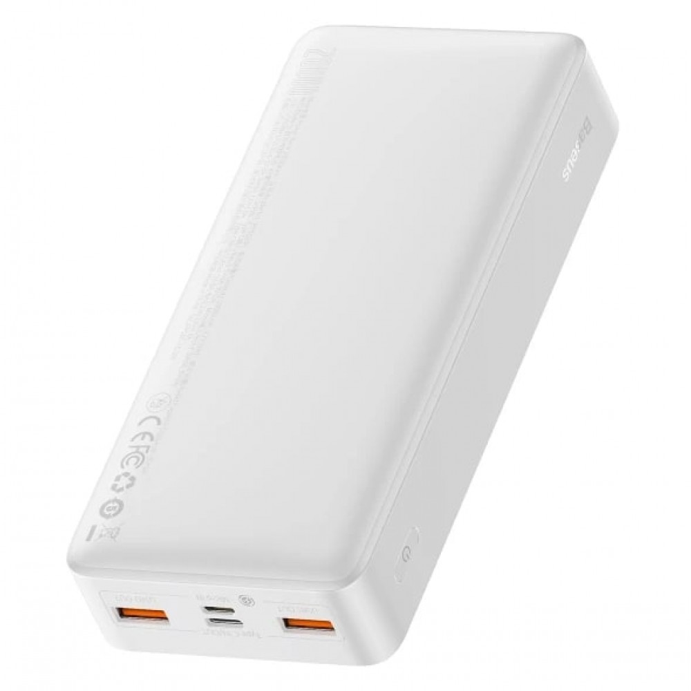 Универсальная мобильная батарея Baseus Bipow 20W 20000 mAh White (PPDML-M02) (1283126558771)