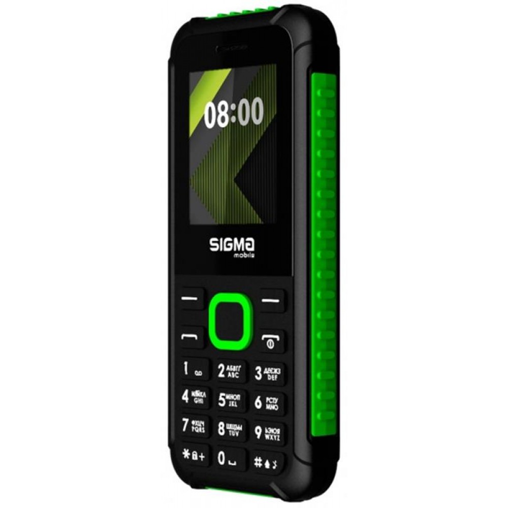 Мобильный телефон Sigma mobile X-style 18 Track Dual Sim Black/Green