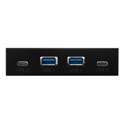 USB-хаб Frime USB 3.1 2 x type A & 2 x type C VL820 Black (ECF-FP2xTA&2xTC.32)