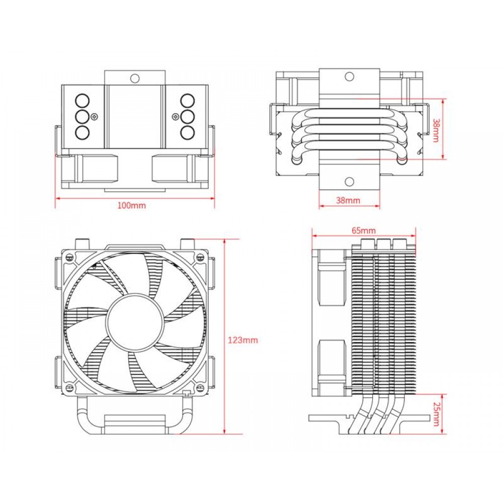 Кулер процессорный ID-Cooling SE-903-XT