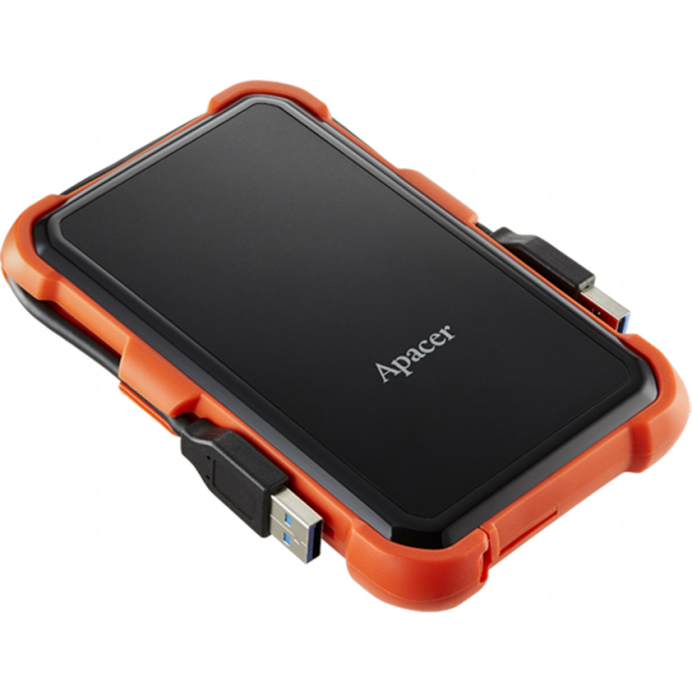 Внешний жесткий диск 2.5" USB 2.0TB Apacer AC630 Black/Orange (AP2TBAC630T-1)