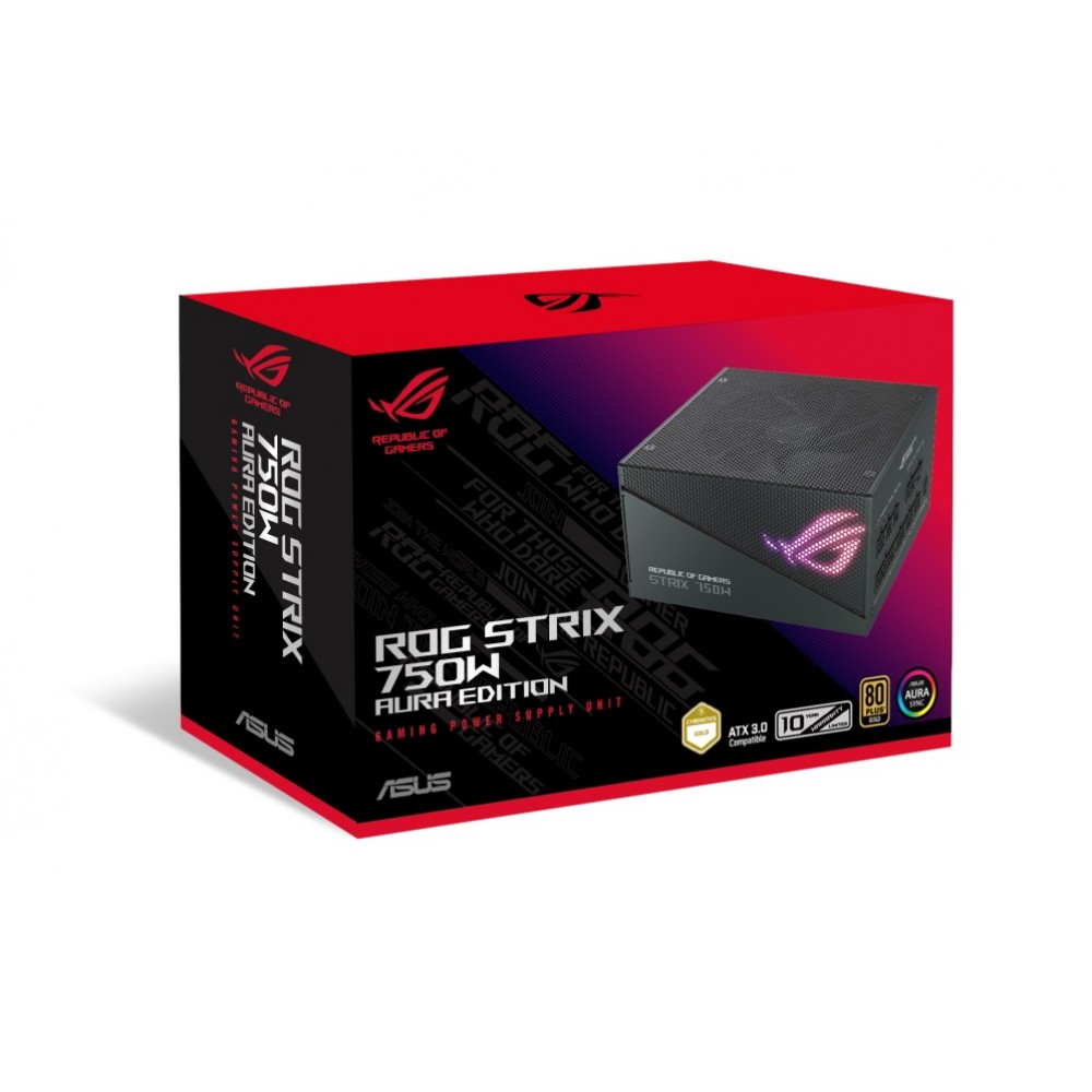 Блок питания Asus ROG Strix PCIE5 750W Gold Aura Edition (90YE00P3-B0NA00)