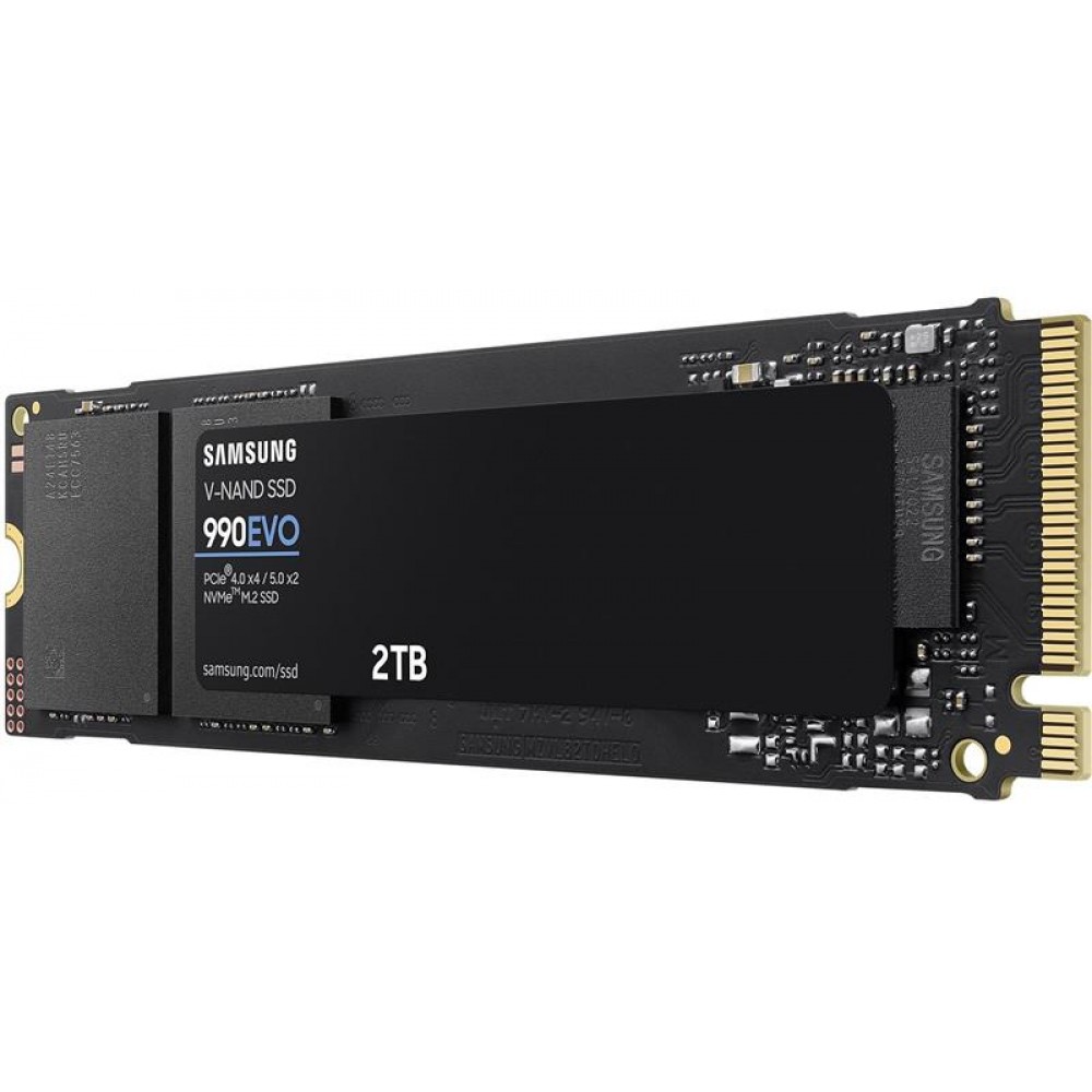 Накопичувач SSD 2ТB Samsung 990 EVO M.2 2280 PCIe 5.0 x4 NVMe V-NAND TLC (MZ-V9E2T0BW)