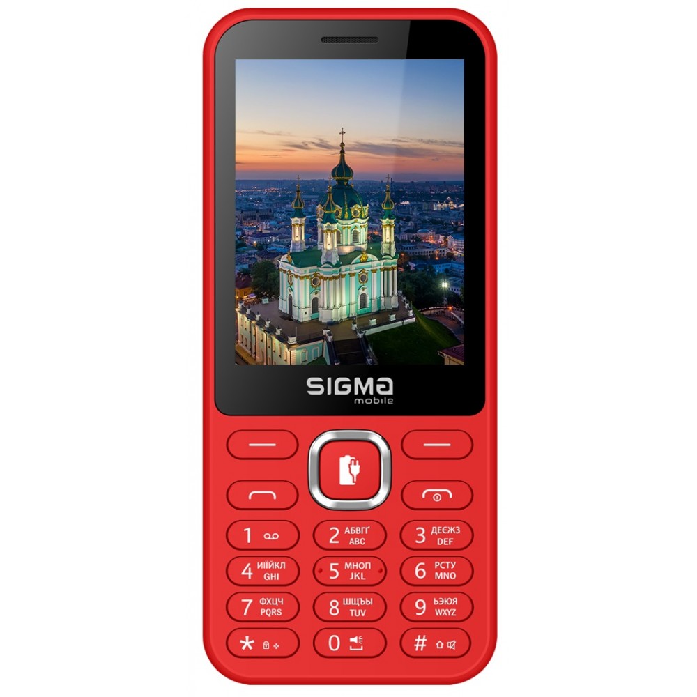 Мобильный телефон Sigma mobile X-style 31 Power Type-C Dual Sim Red