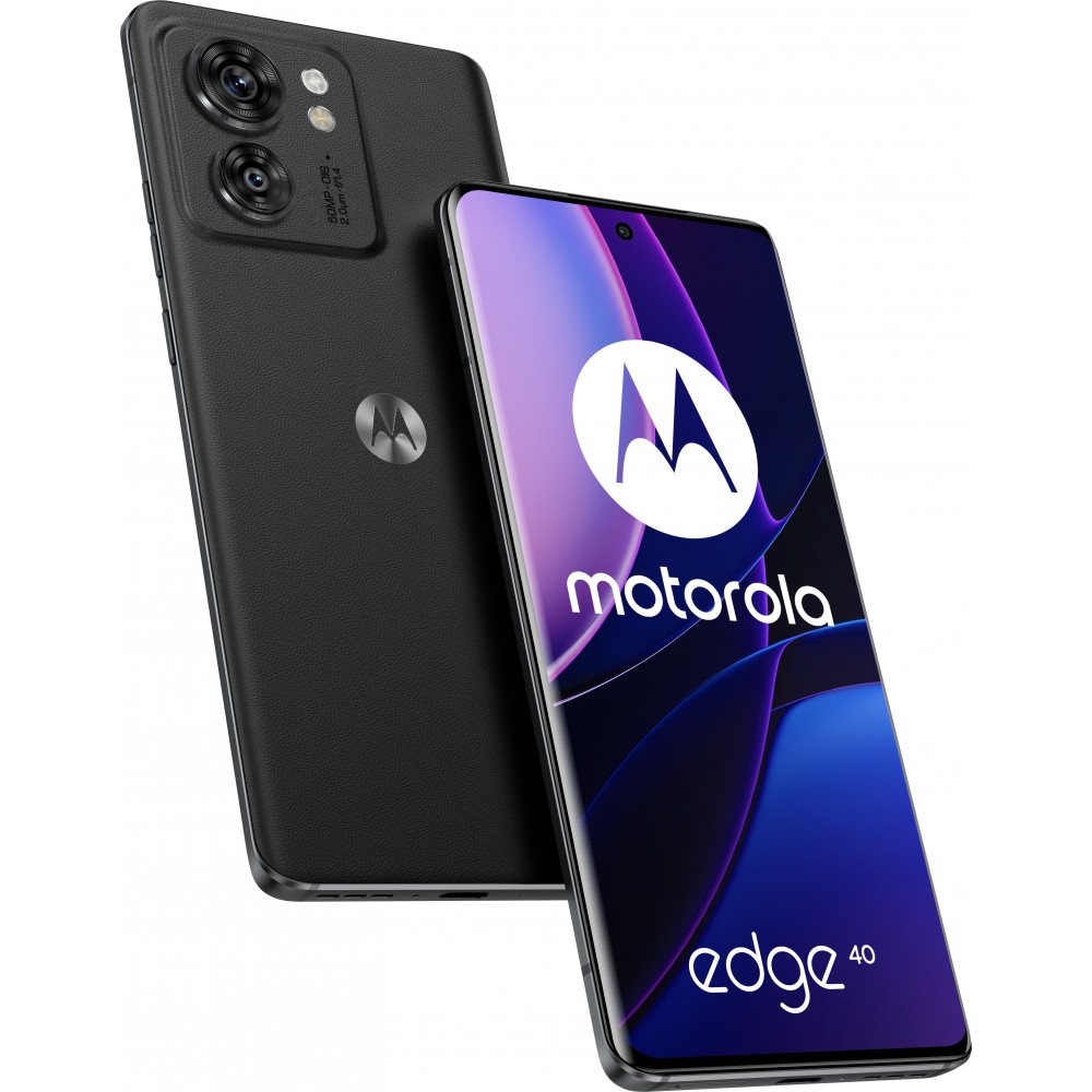 Смартфон Motorola Moto Edge 40 8/256GB Dual Sim Eclipse Black (PAY40042RS)