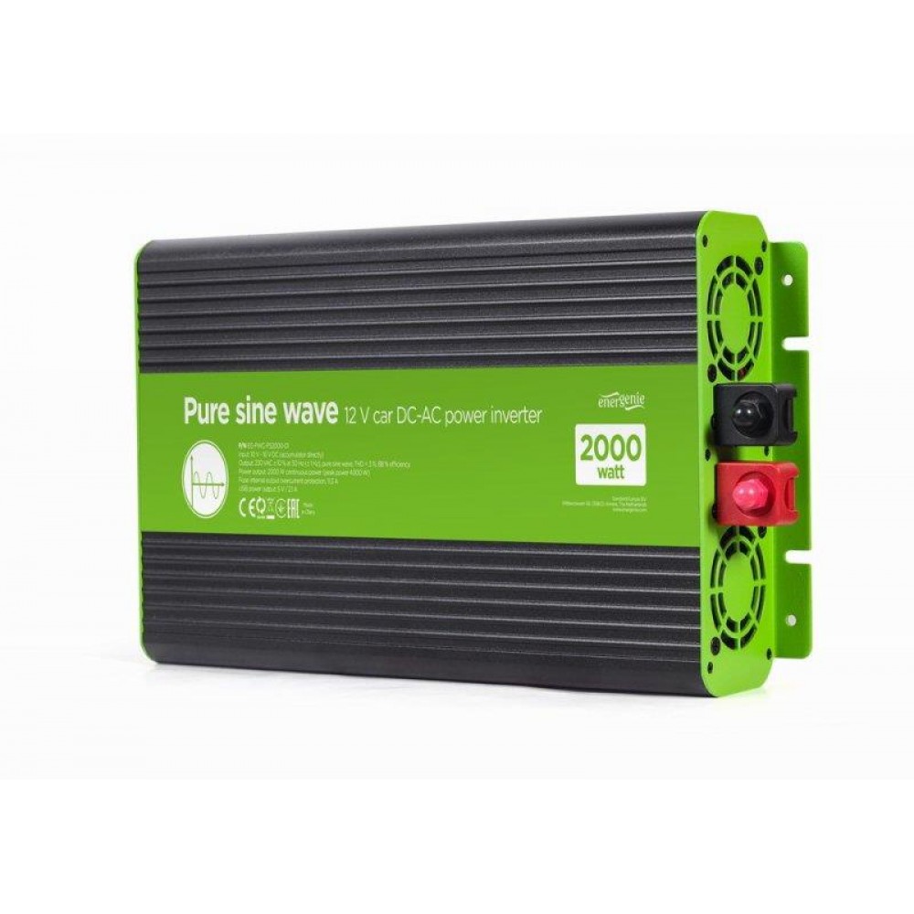 Інвертор напруги EnerGenie EG-PWC-PS2000-01 2000W