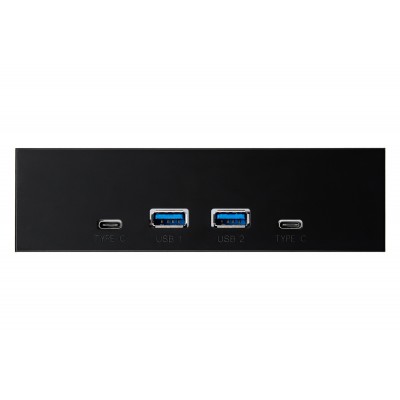 USB-хаб Frime USB 3.1 2 x type A & 2 x type C VL820 Black (ECF-FP2xTA&2xTC.54)