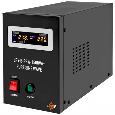 ИБП LogicPower LPY-B-PSW-1500VA+ (1050Вт)10A/15A, Lin.int., AVR, 2x евро