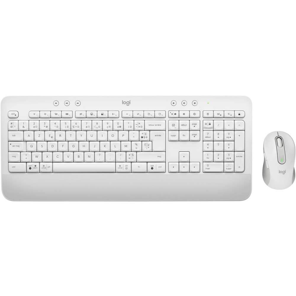 Комплект (клавиатура, мышка) беспроводной Logitech MK650 Combo for Business White (920-011032)