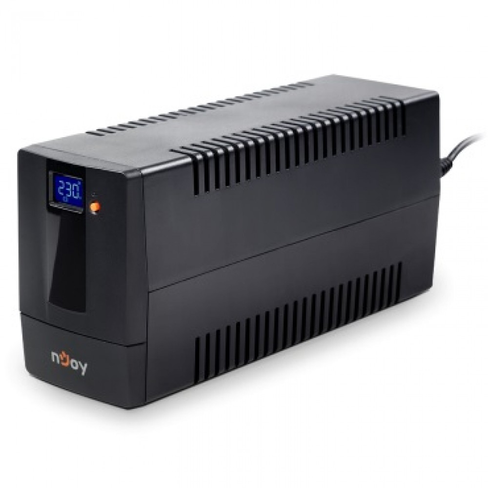 ИБП Njoy Horus Plus 800 (PWUP-LI080H1-AZ01B) Lin.int., AVR, 2 x евро, USB, LCD, пластик