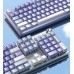 Клавиатура Aula Mechanical F2088 PRO White/Violet, plus 9 Purple keys KRGD blue (6948391234915)