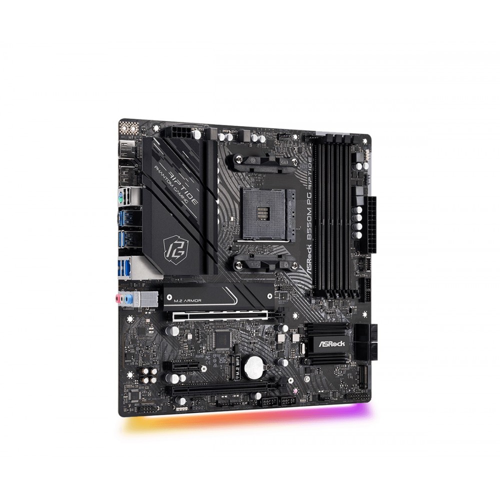 Материнська плата ASRock B550M PG Riptide Socket AM4