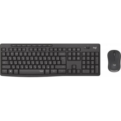 Комплект (клавиатура, мышь) беспроводной Logitech MK295 Combo Black USB (920-009800)