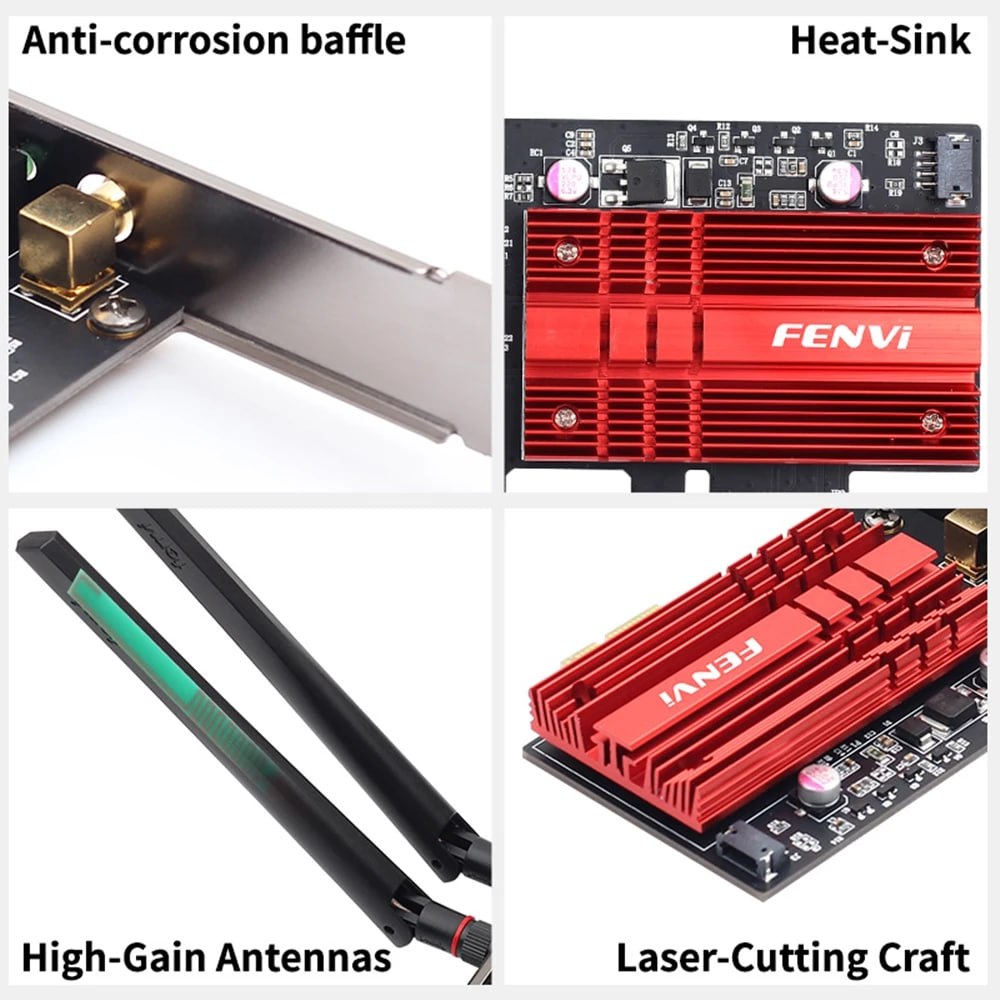 Беспроводной адаптер Fenvi FV-AXE3000 (Intel AX210)