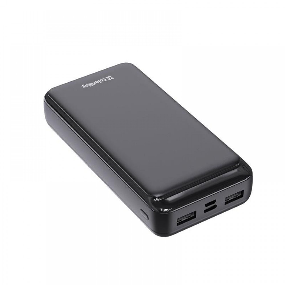 Power Bank ColorWay Slim 20000mAh Black (CW-PB200LPD2BK)