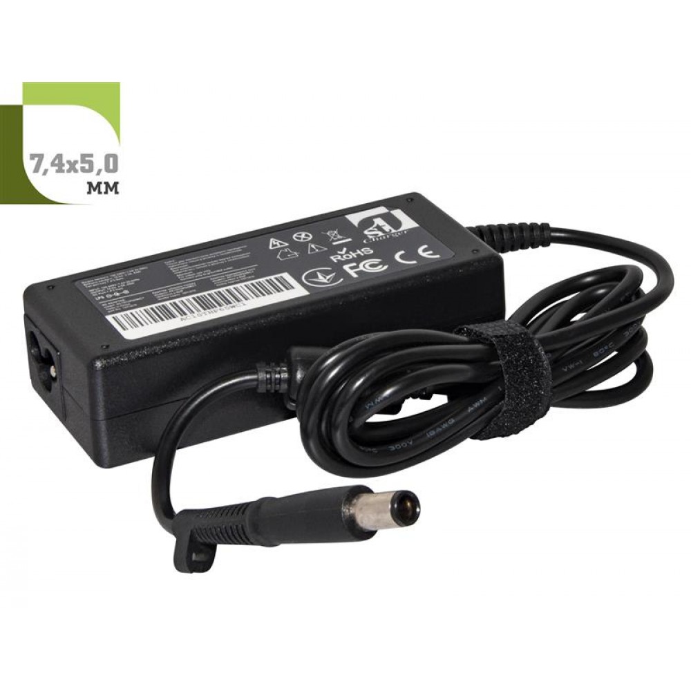 Адаптер питания 1StCharger для ноутбука HP 18.5V 65W 3.5A 7.4х5.0мм (AC1STHP65WC1)