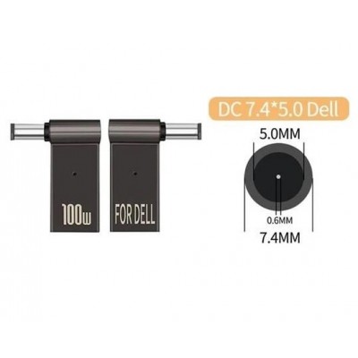 Адаптер для зарядки ноутбука Dell от павербанка PD 100W USB Type-C - 7.4x5.0mm (2000985601245)