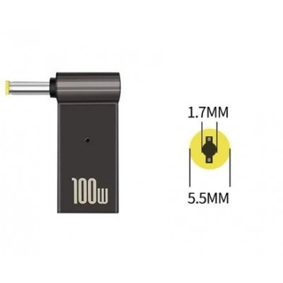 Адаптер для зарядки ноутбука Acer от павербанка PD 100W USB Type-C - 5.5x1.7mm (2000985601191)