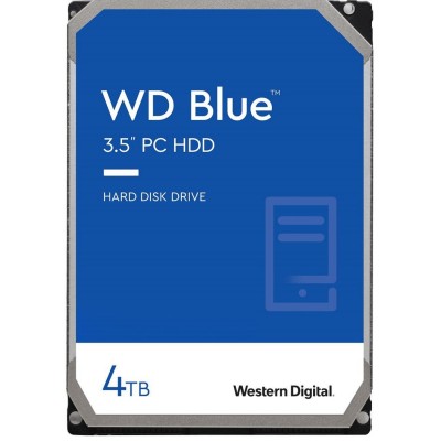 Накопитель HDD SATA 4.0TB WD Blue 5400rpm 256MB (WD40EZAX)