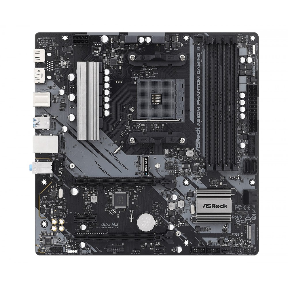 Материнська плата ASRock A520M Phantom Gaming 4 Socket AM4