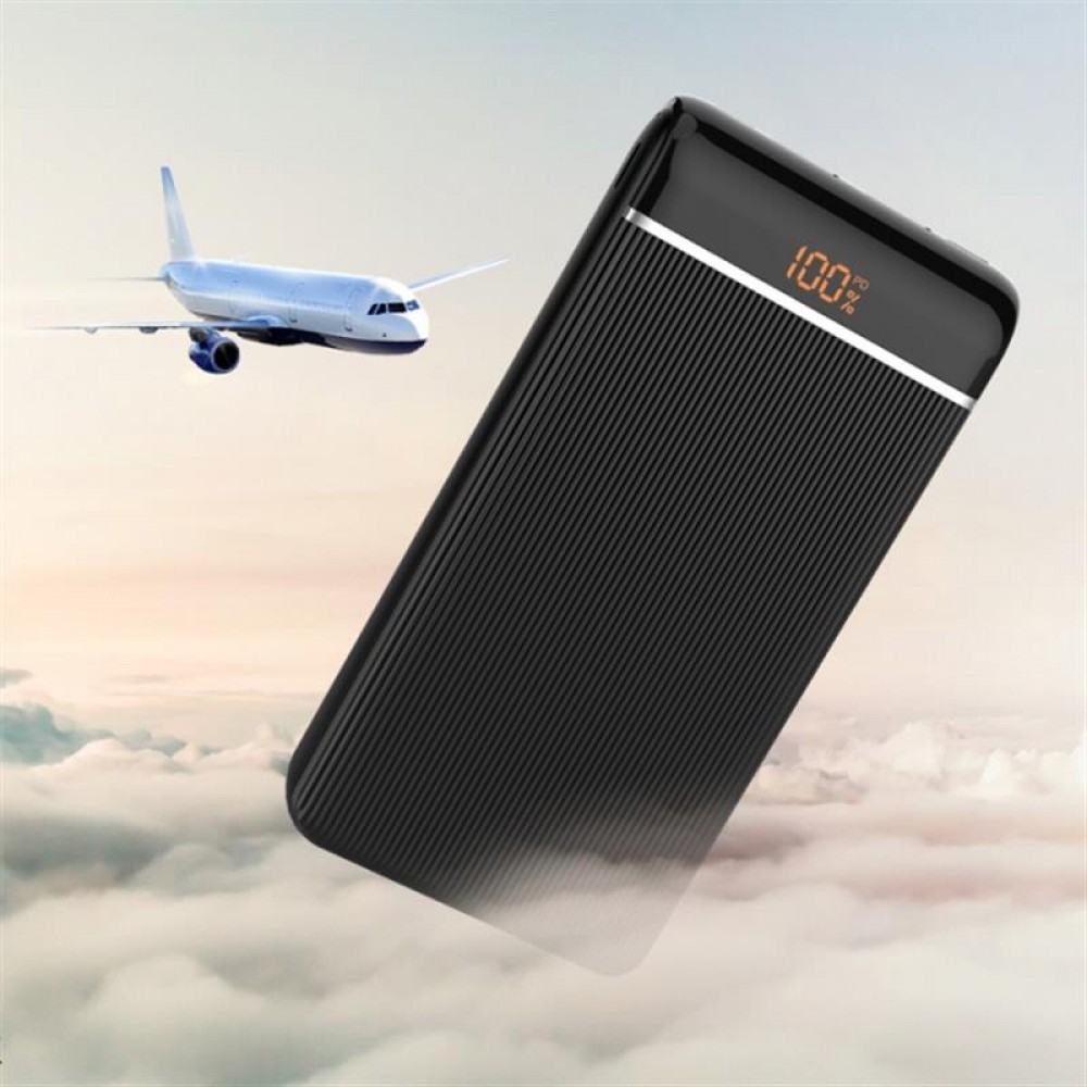 Универсальная мобильная батарея SkyDolphin SP29 PD+QC3.0 20000mAh Black (PB-000091)_бн