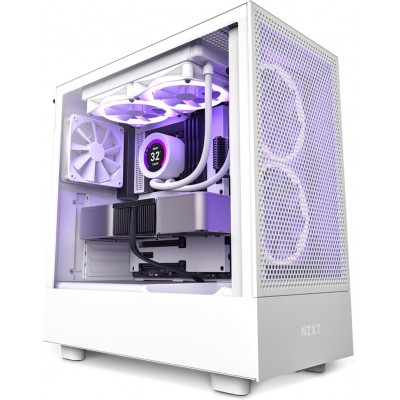 Корпус NZXT H5 Flow White (CC-H51FW-01) без БП