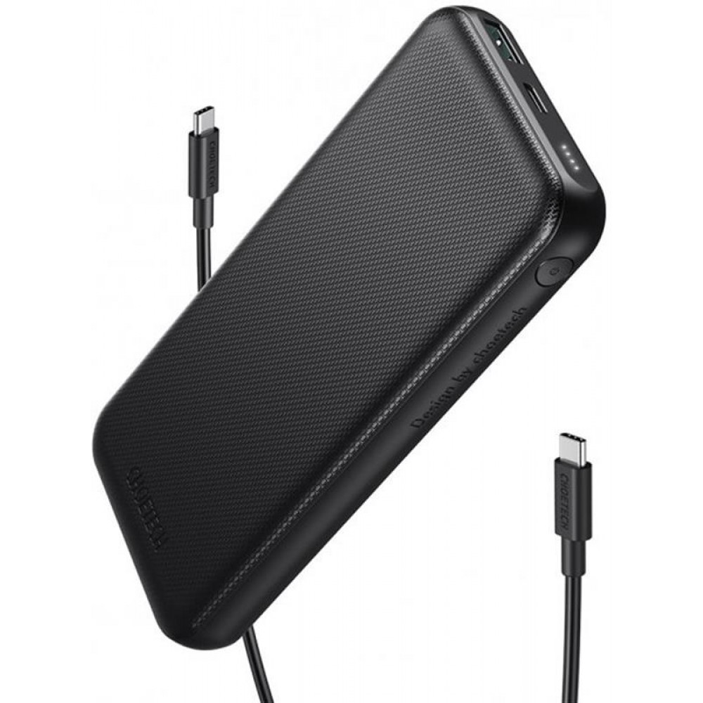 Универсальная мобильная батарея Choetech B627 10000mAh Black (B627-V3-CC-BK)