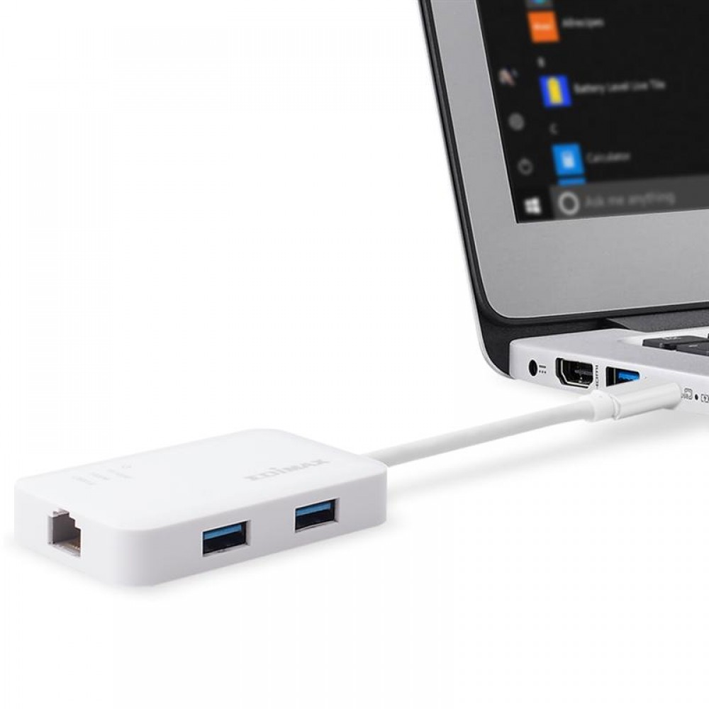 Сетевой адаптер Edimax EU-4308 USB-C (1xGE, 3xUSB 3.0)