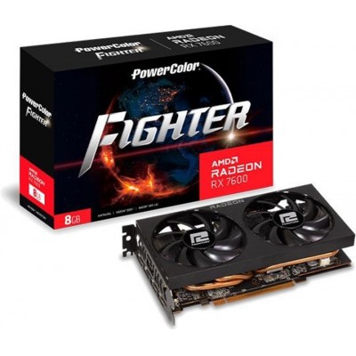 Видеокарта AMD Radeon RX 7600 8GB GDDR6 Fighter PowerColor (RX 7600 8G-F)