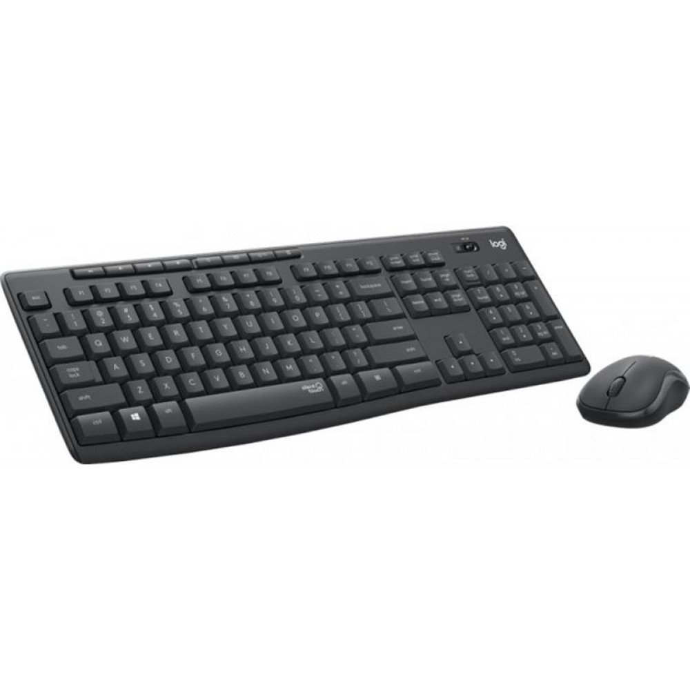 Комплект (клавиатура, мышь) беспроводной Logitech MK295 Combo Black USB (920-009800)