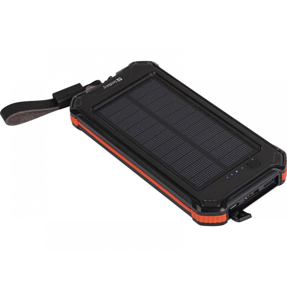 Универсальная мобильная батарея Sandberg 3in1 Solar Powerbank 10000mAh Black (420-72)