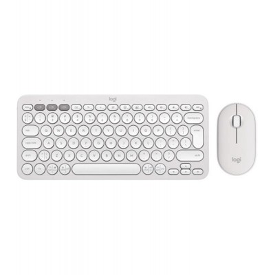 Комплект (клавиатура, мышь) беспроводной Logitech Pebble 2 Combo White (920-012240)