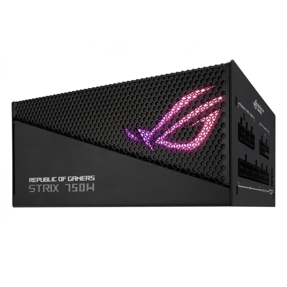 Блок питания Asus ROG Strix PCIE5 750W Gold Aura Edition (90YE00P3-B0NA00)