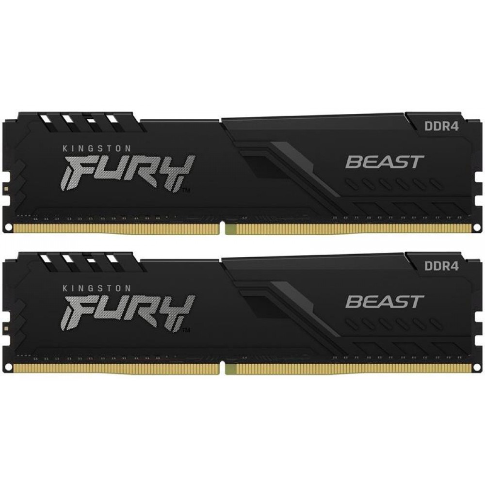 Модуль памяти DDR4 2x8GB/3600 Kingston Fury Beast Black (KF436C17BBK2/16)