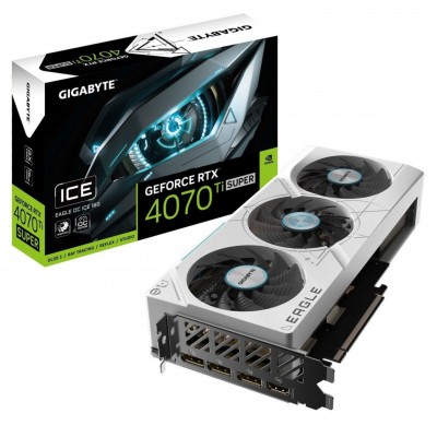 Видеокарта GF RTX 4070 Ti Super 16GB GDDR6X Eagle OC Ice Gigabyte (GV-N407TSEAGLEOC ICE-16GD)