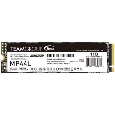 Накопитель SSD 1TB Team MP44L M.2 2280 PCIe 4.0 x4 3D SLC (TM8FPK001T0C101)