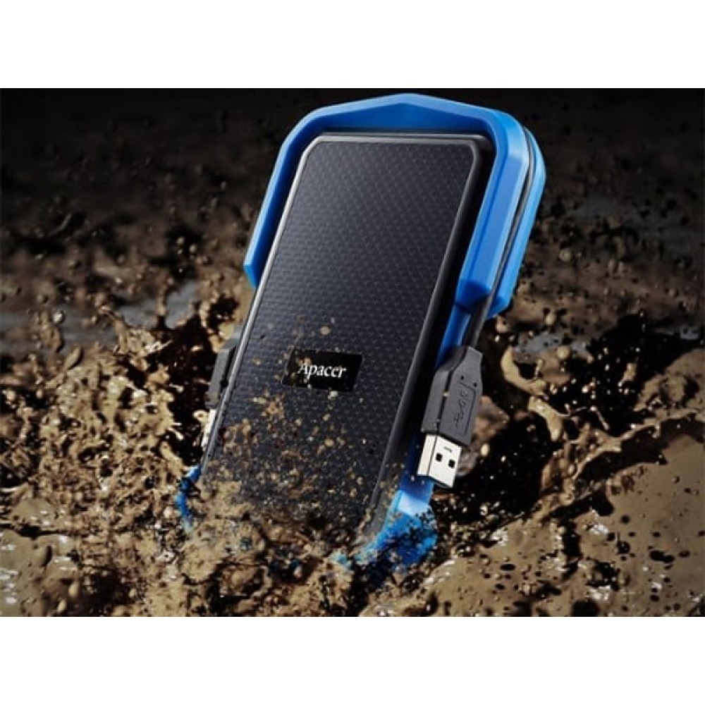 Внешний жесткий диск 2.5" USB 1.0TB Apacer Apacer AC631 Black/Blue (AP1TBAC631U-1)