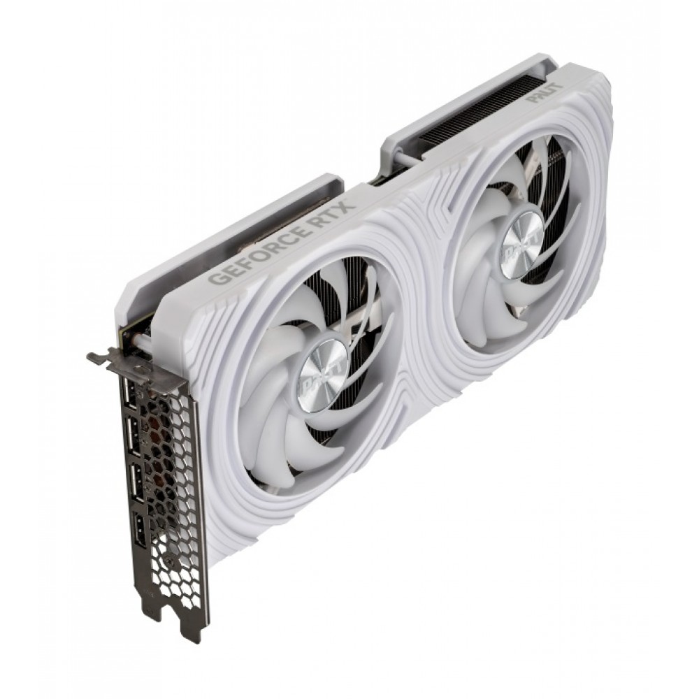 Відеокарта GF RTX 4070 12GB GDDR6 White OC Palit (NE64070S19K9-1048L)