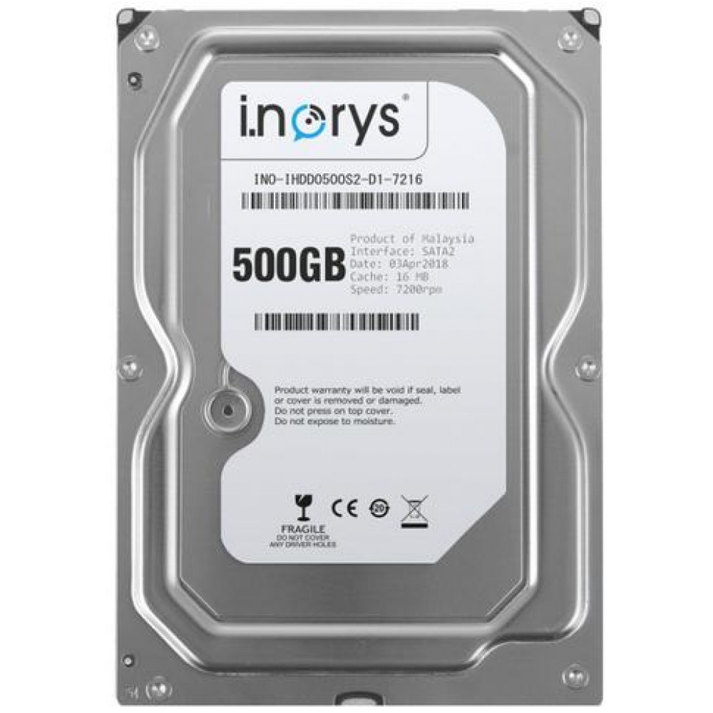 Накопичувач HDD SATA 500GB i.norys 7200rpm 16MB (INO-IHDD0500S2-D1-7216)