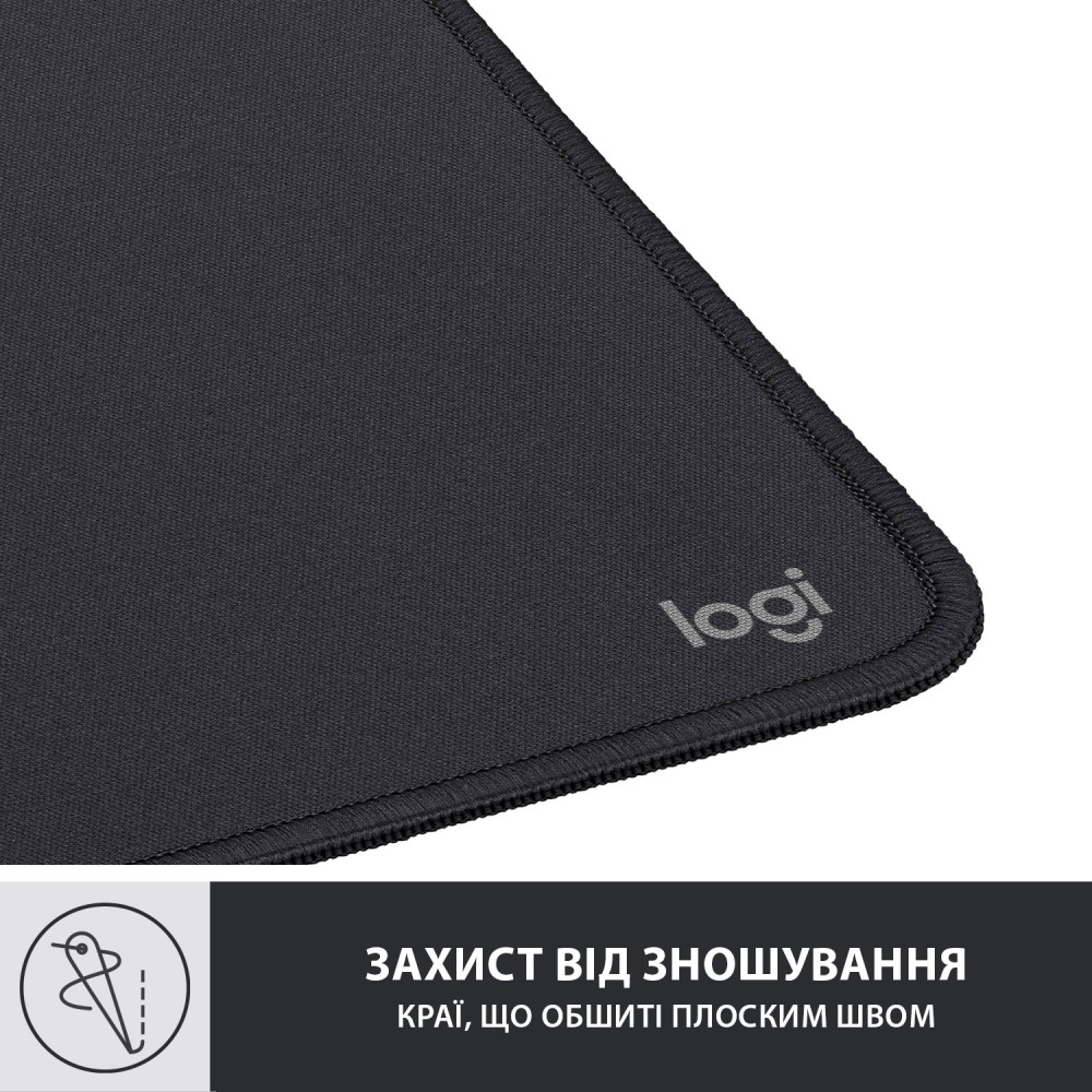 Игровая поверхность Logitech Mouse Pad Studio Graphite (956-000049)