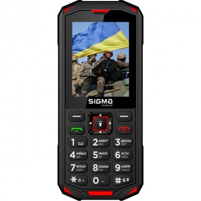 Мобильный телефон Sigma mobile X-treme PA68 Dual Sim Black/Red (4827798466520)