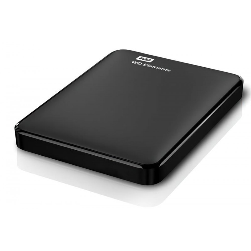 Внешний жесткий диск 2.5" USB 1.0TB WD Elements Black (WDBUZG0010BBK-WESN)