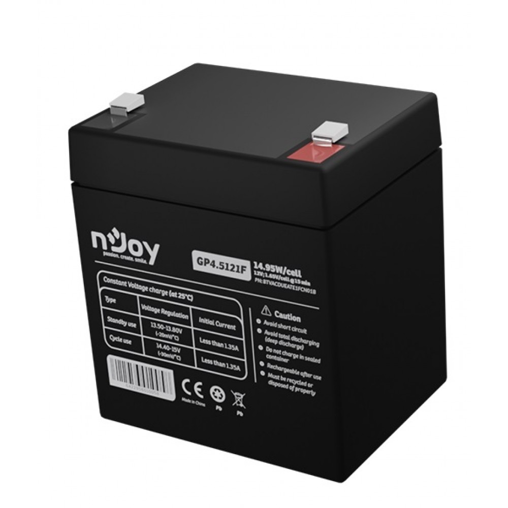 Аккумуляторная батарея Njoy GP4.5121F 12V 4.5AH (BTVACDUEATE1FCN01B) AGM