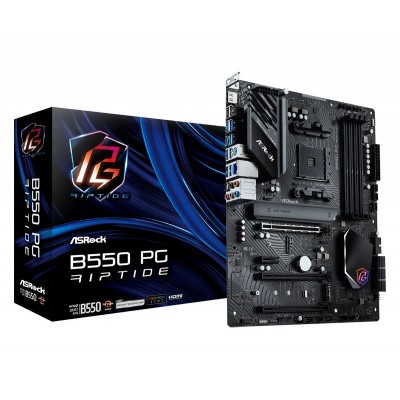 Материнская плата ASRock B550 PG Riptide Socket AM4