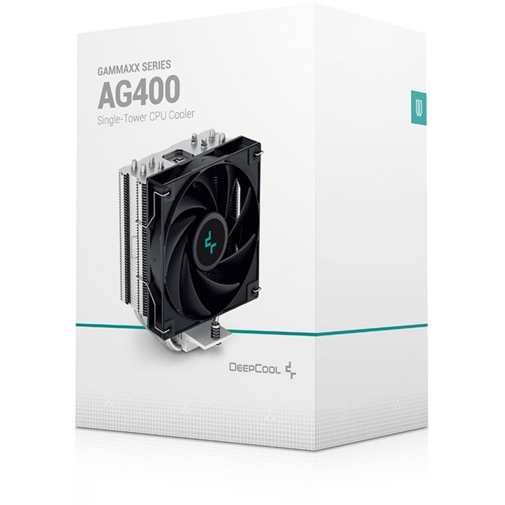 Кулер процессорный DeepCool AG400 (R-AG400-BKNNMN-G-1)