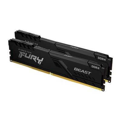 Модуль памяти DDR4 2x4GB/3200 Kingston Fury Beast Black (KF432C16BBK2/8)