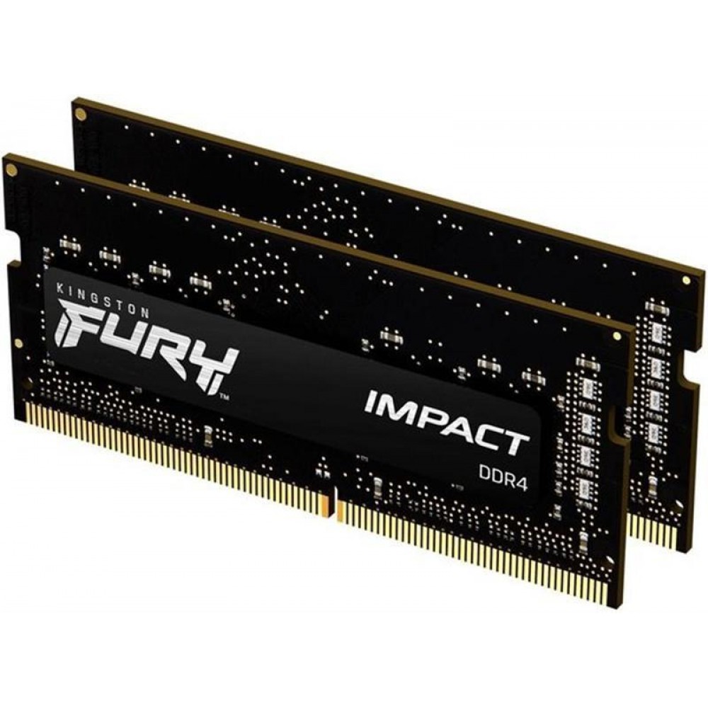 Модуль пам`ятi SO-DIMM 2x8GB/3200 DDR4 Kingston Fury Impact (KF432S20IBK2/16)