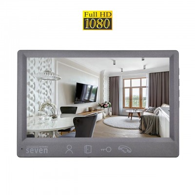 AHD домофон SEVEN DP-7571 FHD grey