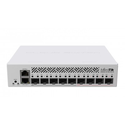 Коммутатор MikroTik CRS310-1G-5S-4S+IN (1xGE LAN, 5xSFP, 4xSFP+, CPU ARM v7, RAM 256Mb)