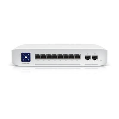 Коммутатор Ubiquiti UniFi USW-Enterprise-8-PoE (8x2.5GE PoE+, 2xSFP+, max PoE 120W, L3)